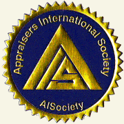 AiCertfied AiSV, AiSCV Accredited International Valuer Registry License #'d AISociety Titled Member Logo