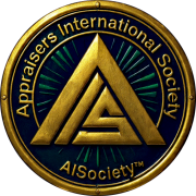 AiCertfied AiSV, AiSCV Accredited International Valuer Registry License #'d AISociety Titled Member Logo