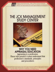 Elly Rosen's Oct-1994 JCK Manage Study Center Feature Article:  "Why You Need Appraisal Education: Profits vs. Pitfalls in Professional Appraising"